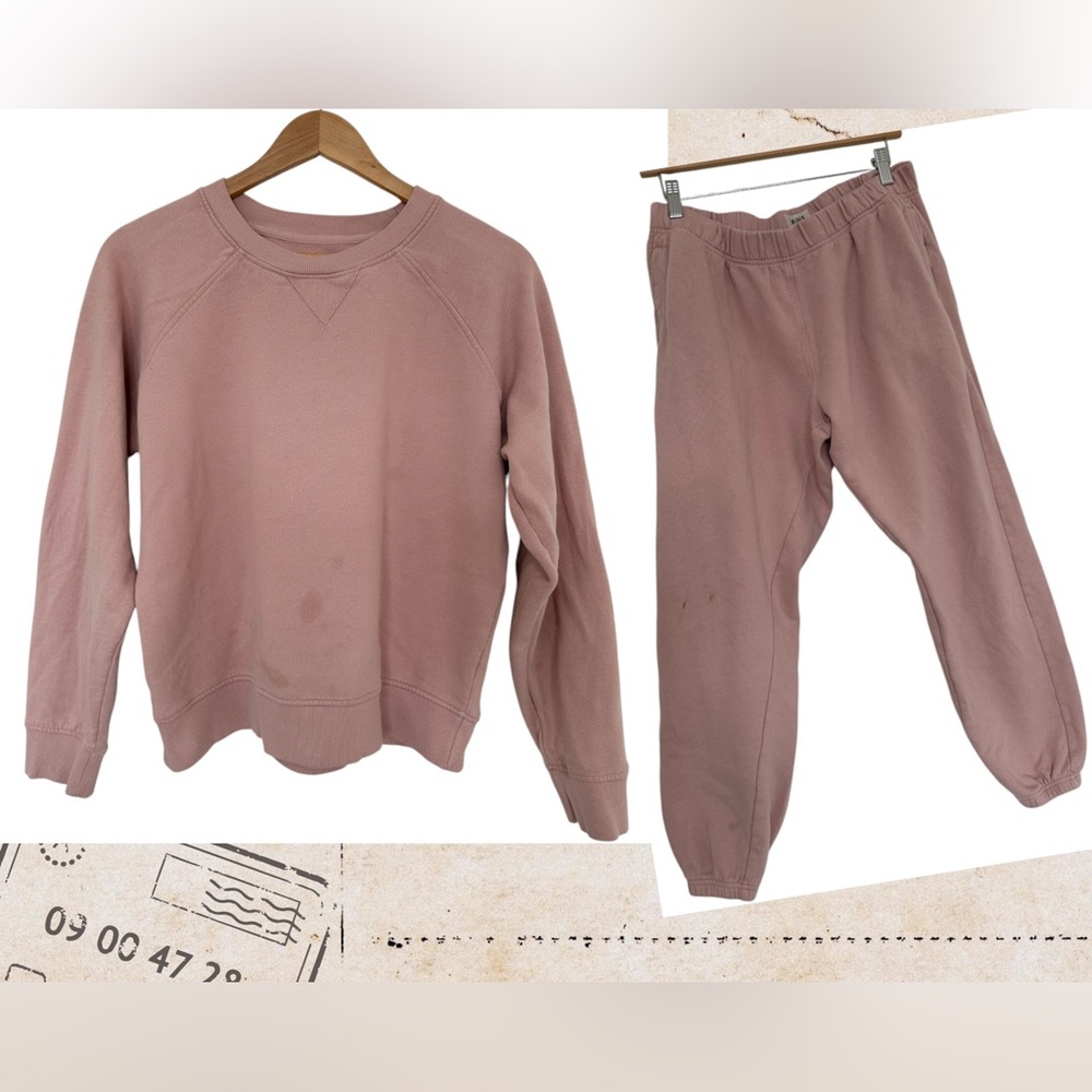 Pact Organic Downtime Sweater and sweatpants Set